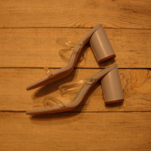 Lulus Lilac Transparent Straps Heel Sandals 11 - Picture 12 of 12